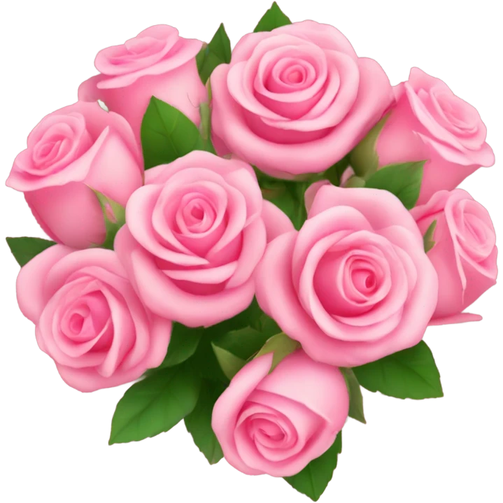 Pink roses emoji