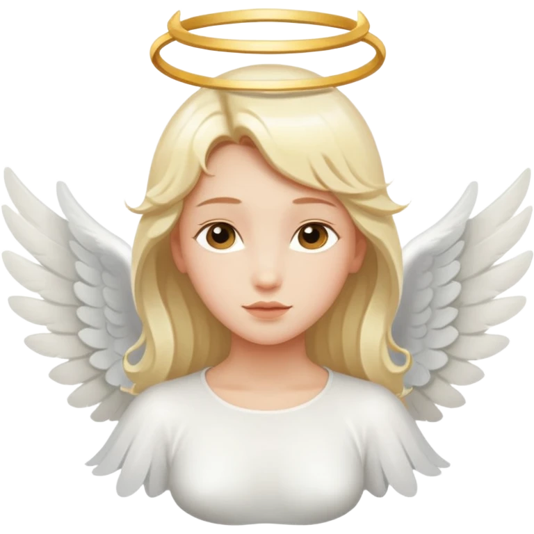 angel floating emoji