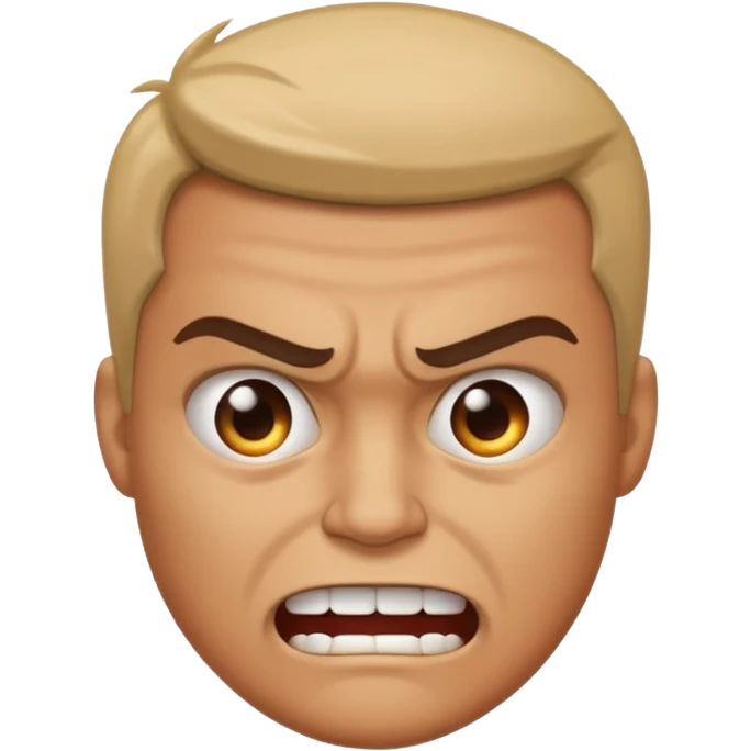 Annoying person and angry smile  emoji