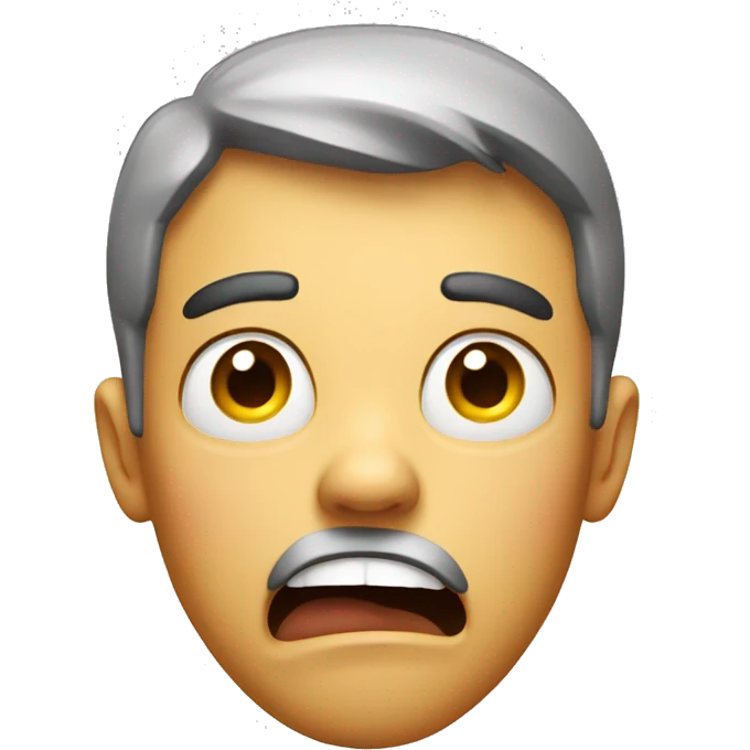 Shocked face emoji