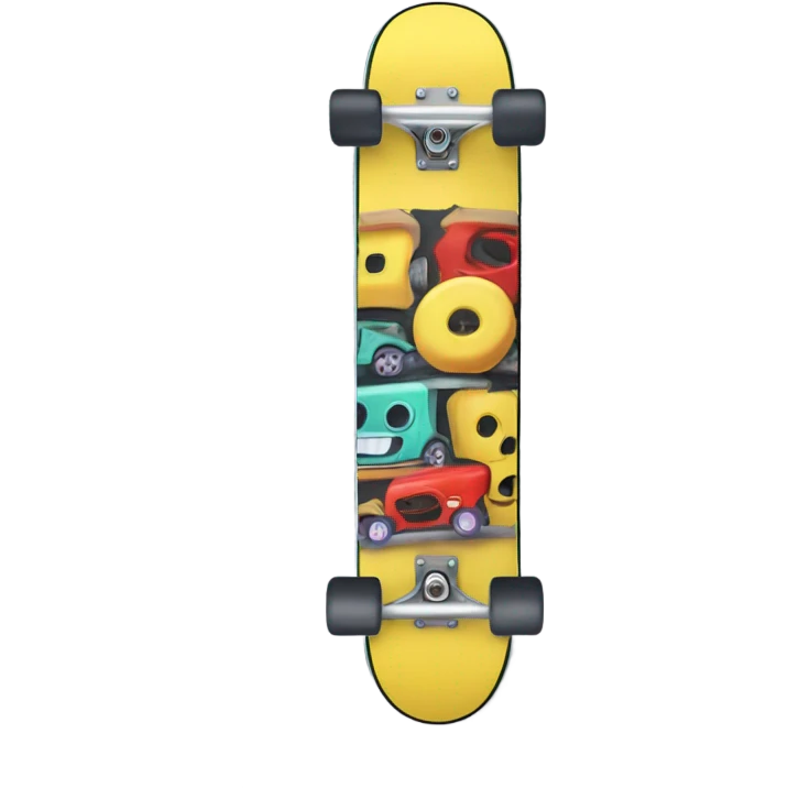 Skateboard, bottom view emoji