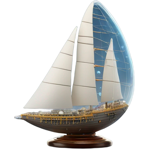 starship in bottle emoji