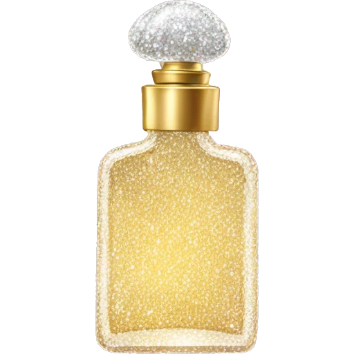 Channel perfume in a sparkly bottle emoji
