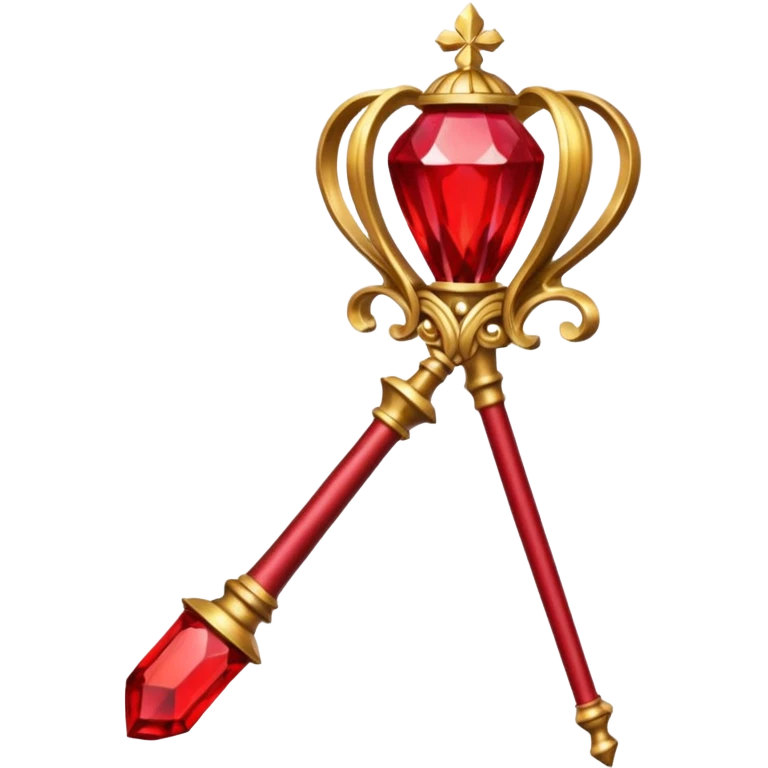 red scepter emoji