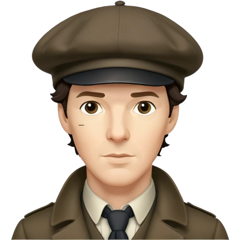 sherlock holmes benedict camnerbatch beret hat emoji