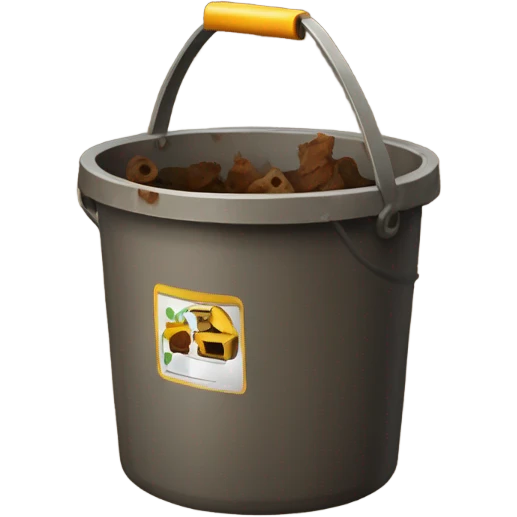poop bucket emoji