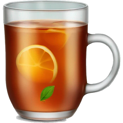 turkish tea in a glass emoji