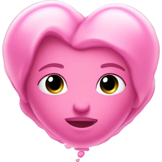 Love bubbles that’s pink emoji