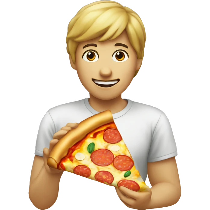 eating pizza emoji