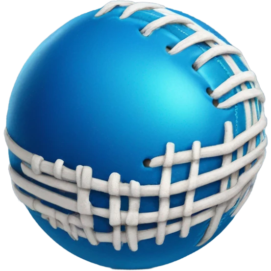 blue cricket ball emoji