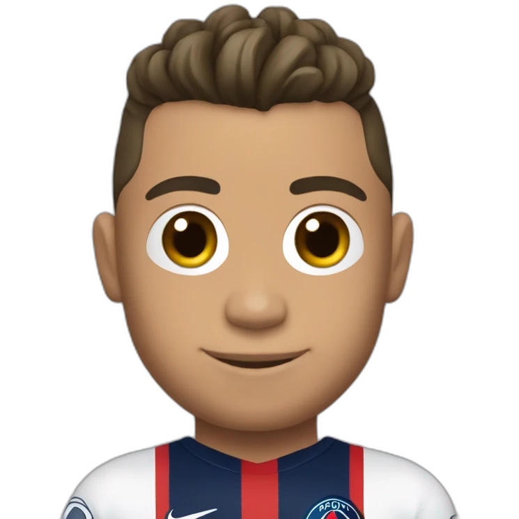 Ronaldo avec un maillot du PSG  emoji