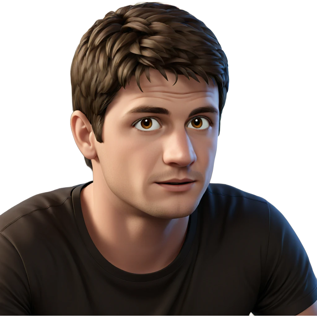 brown haired boy portrait emoji