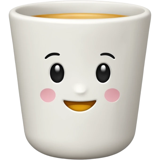 vaso branco sem flores emoji