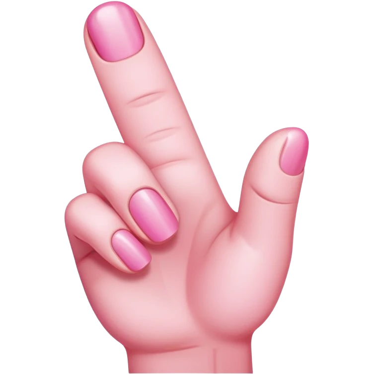 Pinkie promise emoji