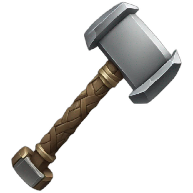 Thor hammer emoji