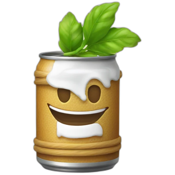 une canette dans le fion emoji