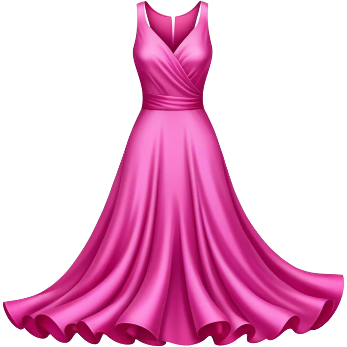 ultra realistic pink dress emoji
