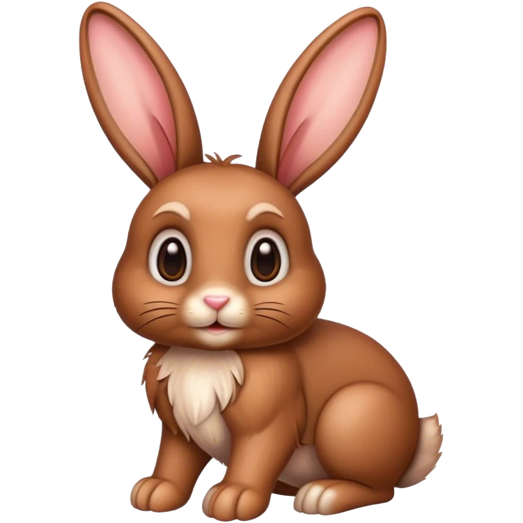 Brown bunny emoji