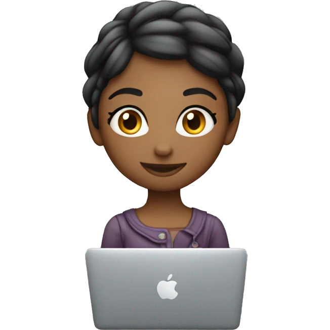 MacBook ￼girl  emoji