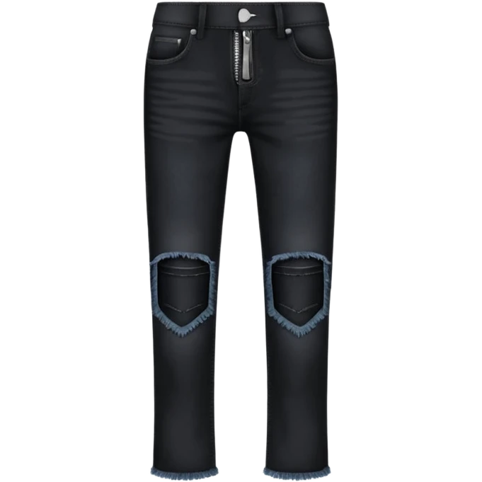 Pants with the zipper open emoji