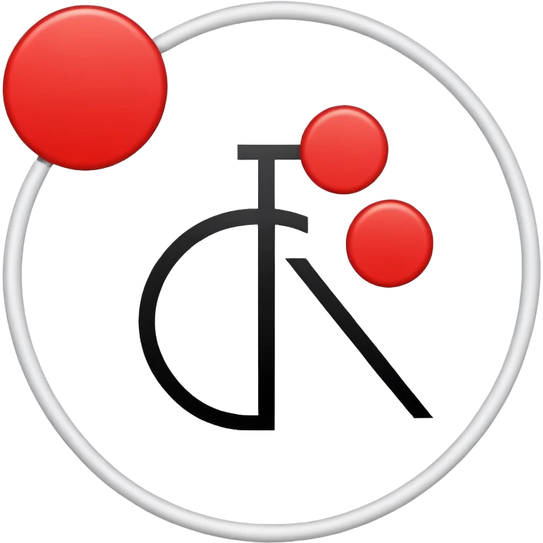 Techno India group public school logo the logo like red circle and shape of mix t and l with white colour emoji