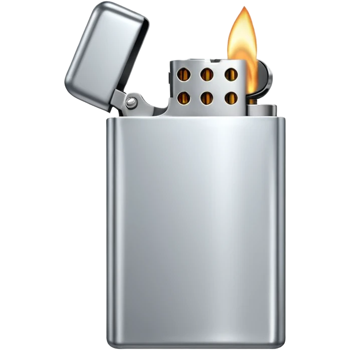 silver lighter emoji