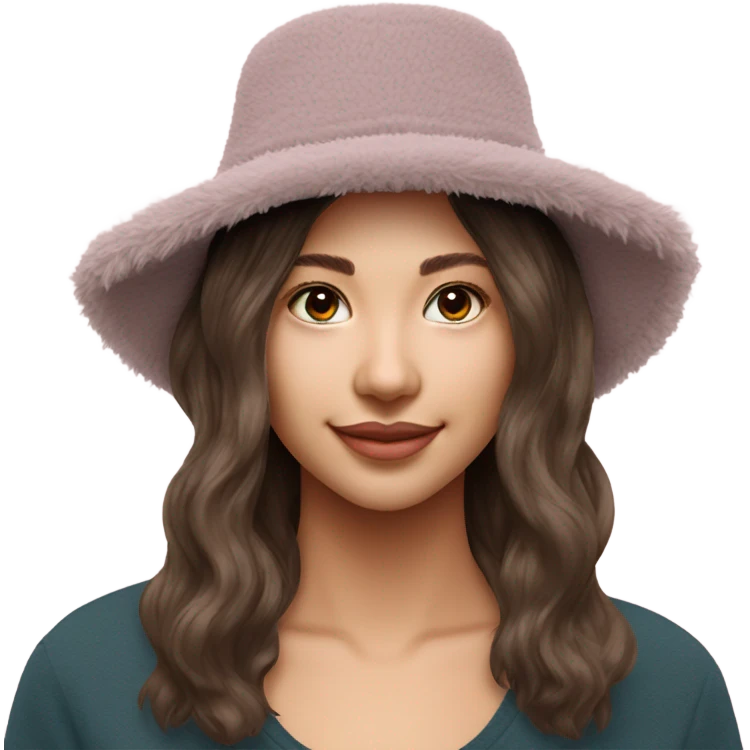 fuzzy bucket hat emoji