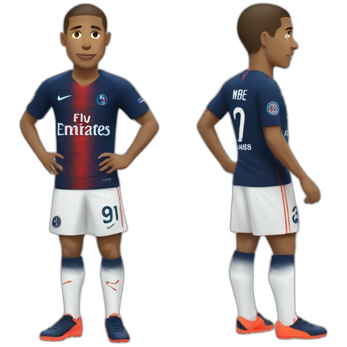 Kilian Mbappé emoji