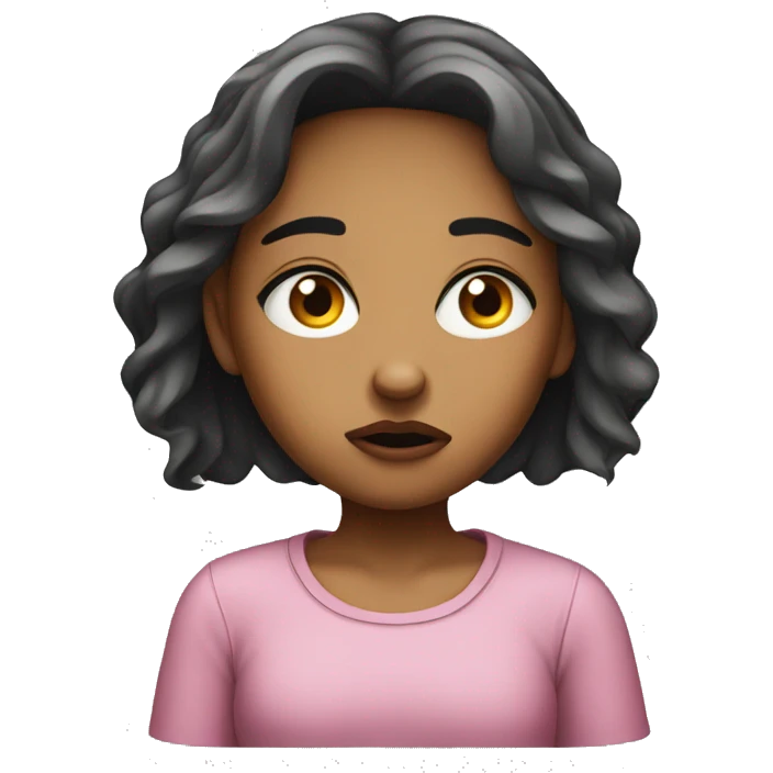 annoyed eye roll girl emoji  emoji