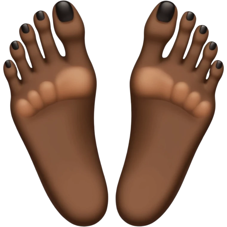 негр черные пяточки ножки пальчики emoji