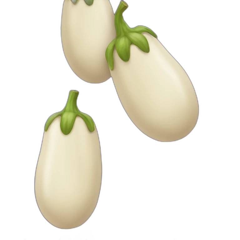 Beige eggplant emoji