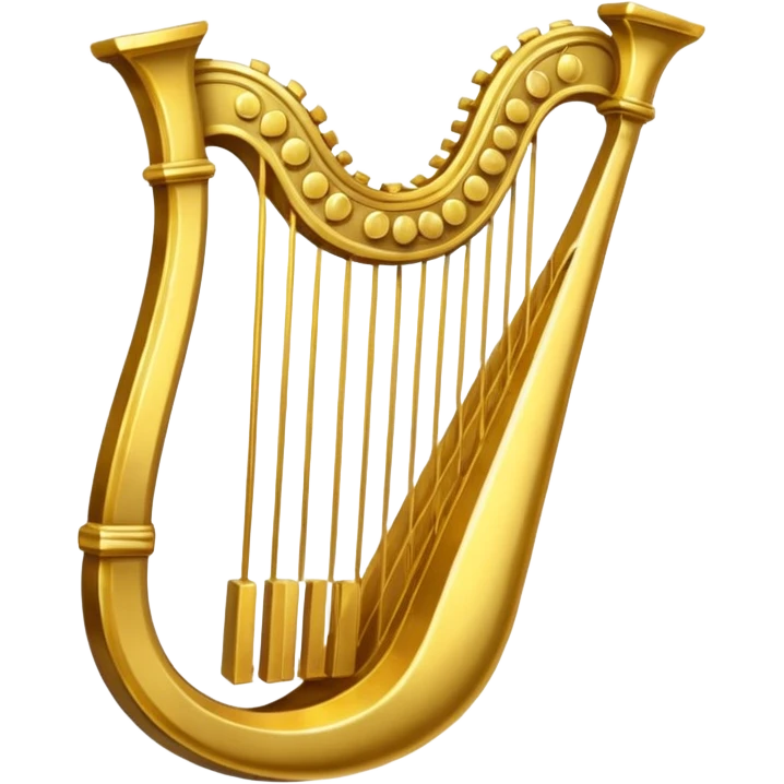 golden lyre emoji