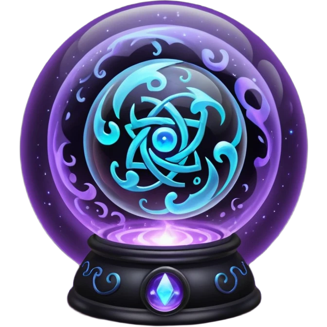 black magic sphere emoji