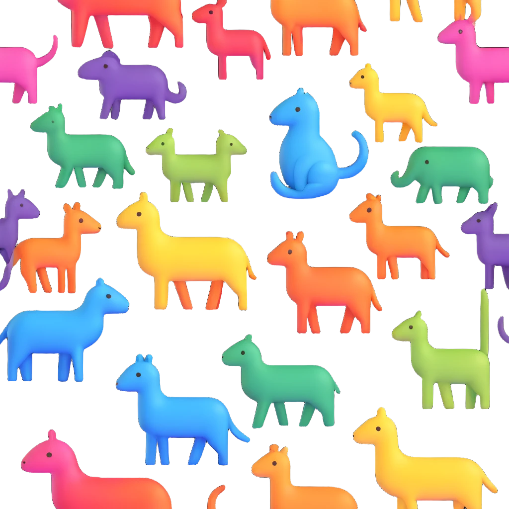 Rainbow Animals emoji