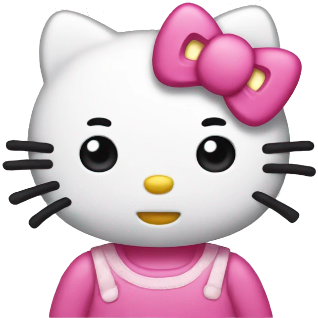 Pink hello kitty  emoji