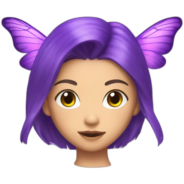 Psylocke butterfly emoji