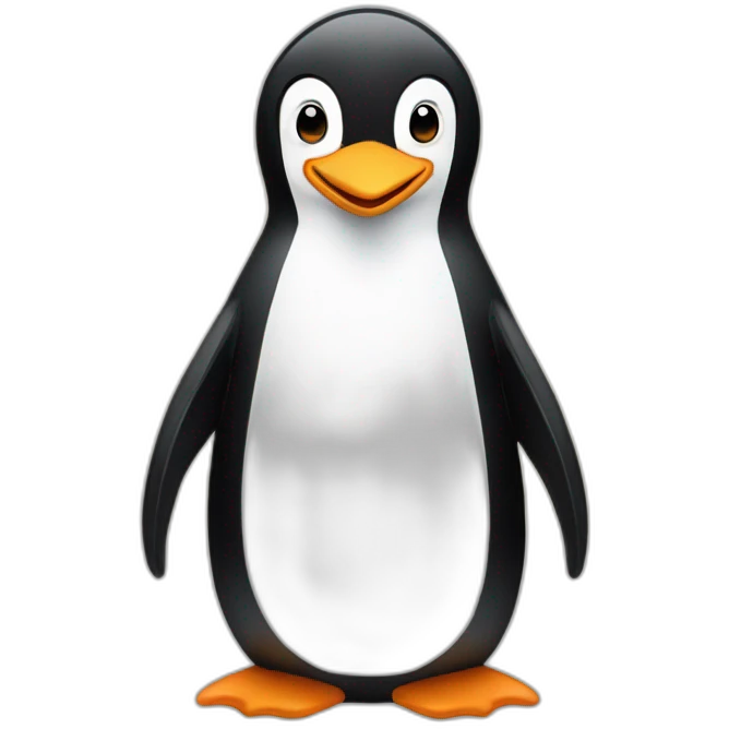 a pinguins saying good night emoji