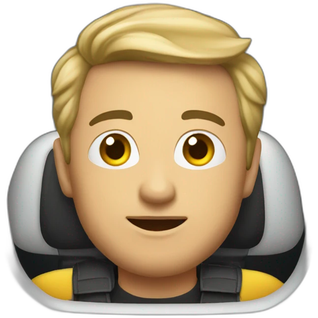 musk as a  taxi driver behind the wheel emoji