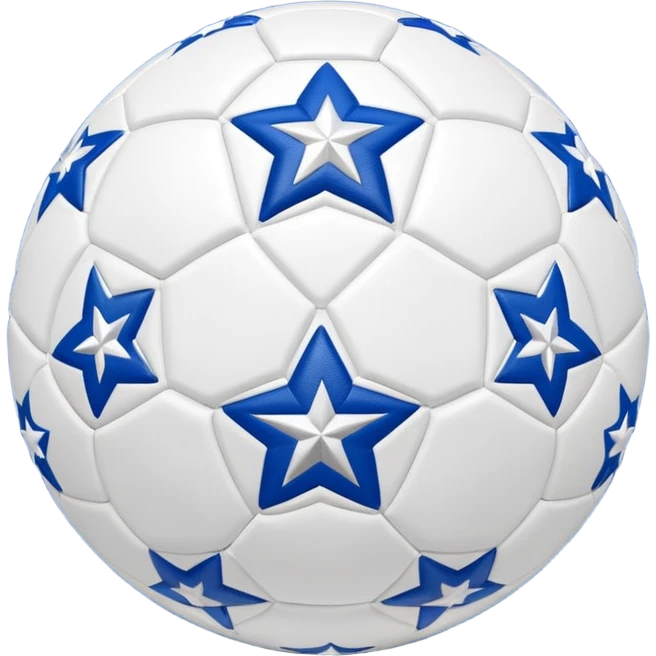 champions league ball blue stars emoji