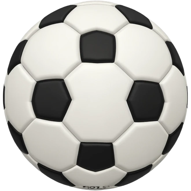 soccer ball classic panels emoji