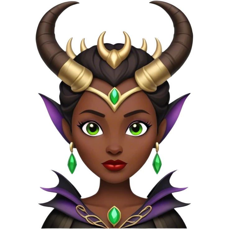 Maleficent horns  emoji