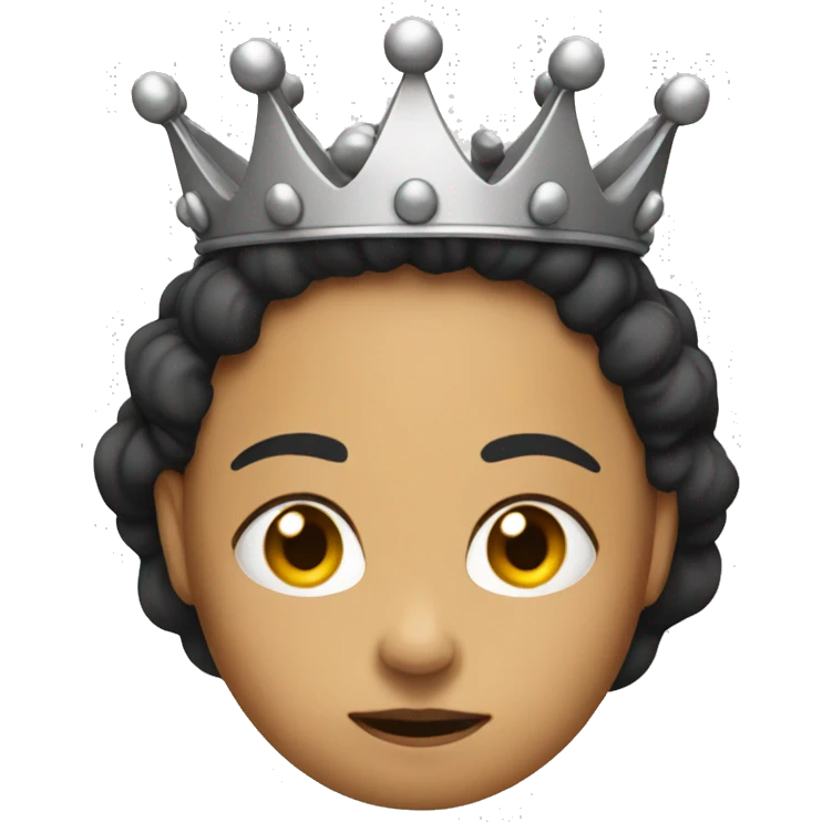 Evil woman crown emoji