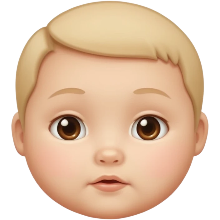 A baby face emoji