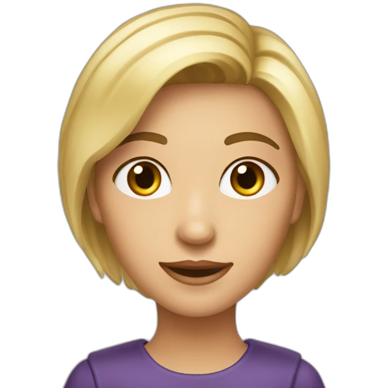 Женщина с красными короткими волосами  emoji