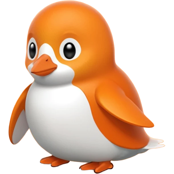 Words that spell 'Bind is Life!!!', in bright orange, and also include a little white happy penguin emoji