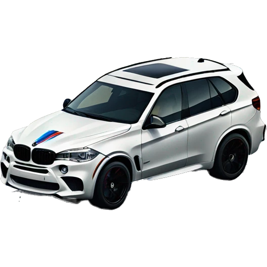 BMW x5m + racing emoji