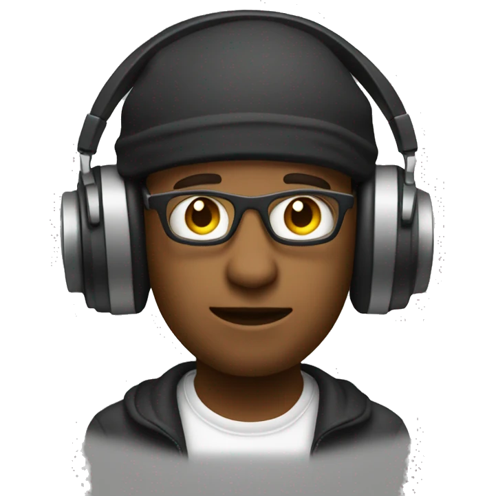 One mono Dj emoji