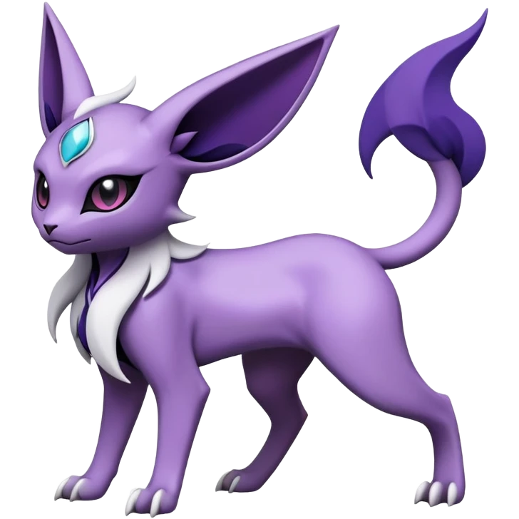 Espeon-Absol-Pokémon-Fakémon-hybrid-creature (full body) emoji