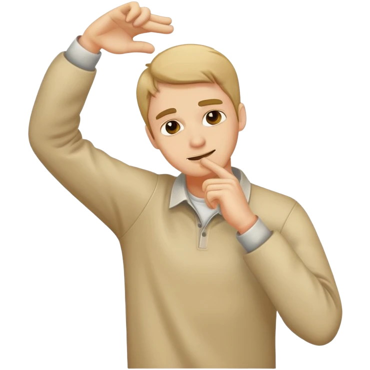 dabbing man emoji