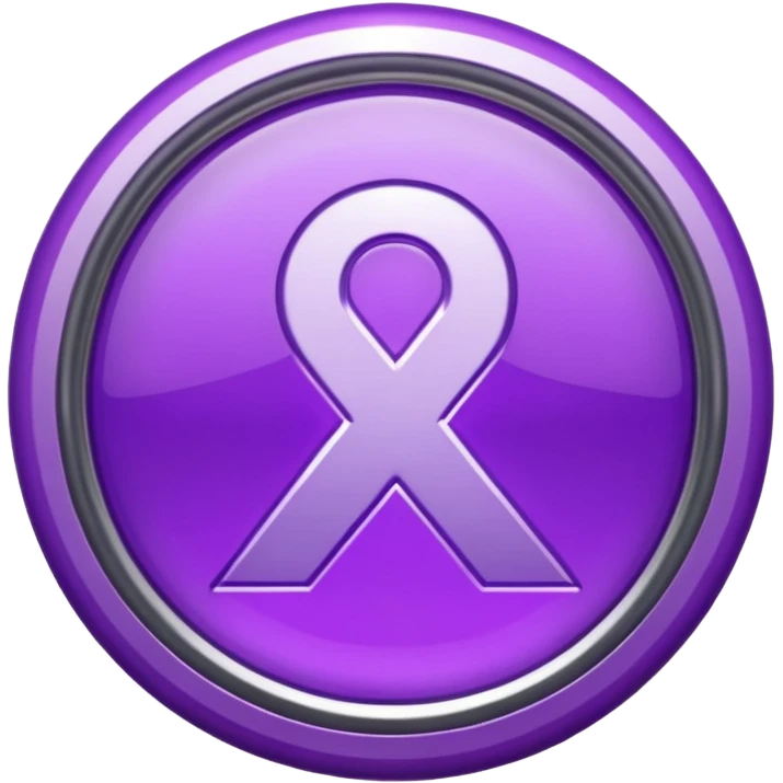 glitter purple symbol stop emoji